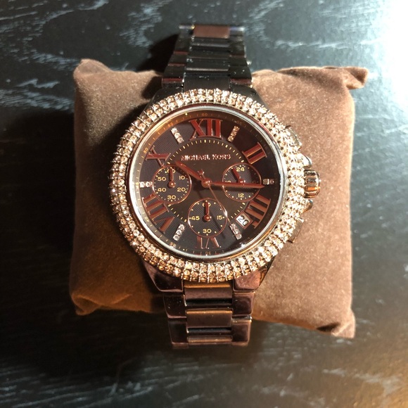 Michael Kors Chocolate Watch - Picture 2 of 8